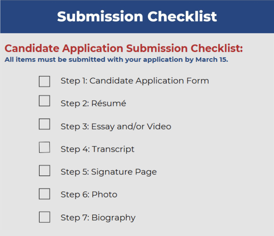 Submission-check-list