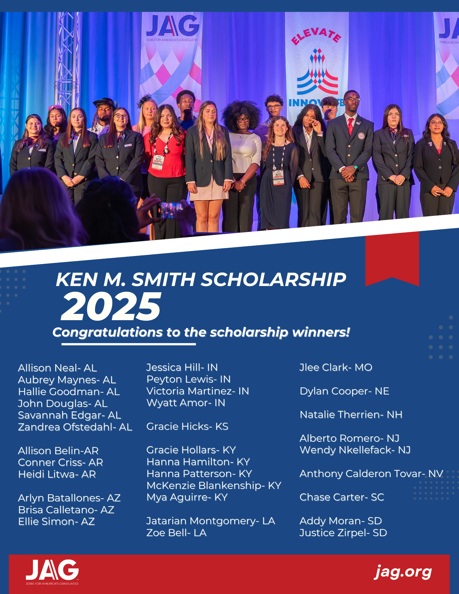 KMS Scholarship Recipient Announcement