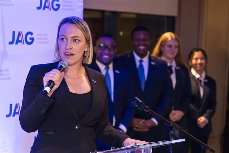 Janelle Duray at the JAG 2025 National Student Leadership Academy