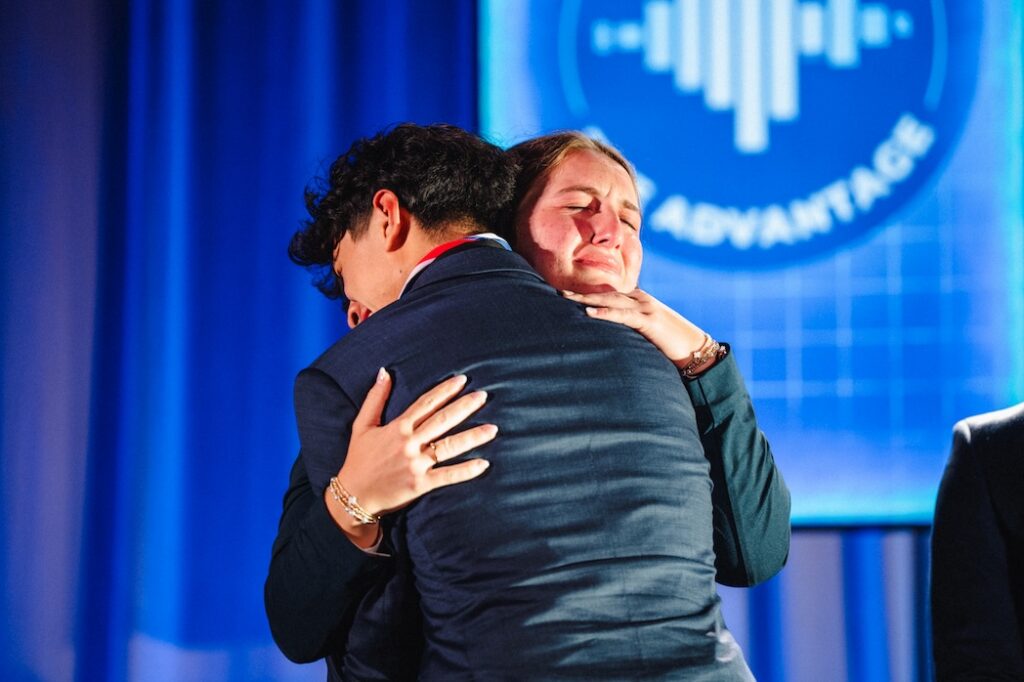 JAG National Officers hugging